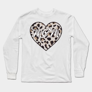 Mom Funny Leopard Design Long Sleeve T-Shirt